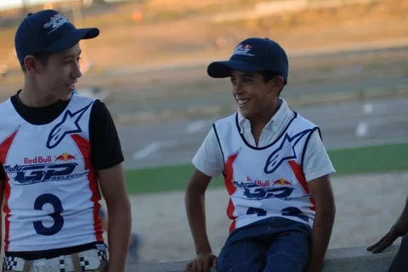 A young Asher Durham during the Red Bull Rookies selection